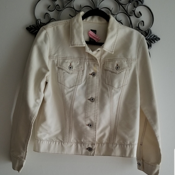 Vintage Gap Cream Denim Jacket - Picture 4 of 9